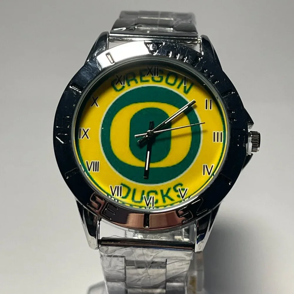 Oregon Ducks NCAA Stainless-steel Watch NEW